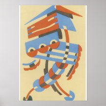 Poster del arte del jazz de Gladky de la sarga