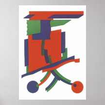 Poster del arte del jazz de Gladky de la sarga
