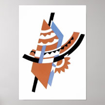 Poster del arte del jazz de Gladky de la sarga