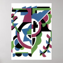 Poster del arte del jazz de Gladky de la sarga