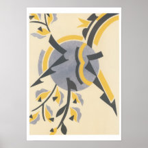 Poster del arte del jazz de Gladky de la sarga
