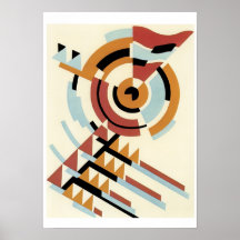 Poster del arte del jazz de Gladky de la sarga