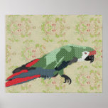 Poster del arte del Macaw