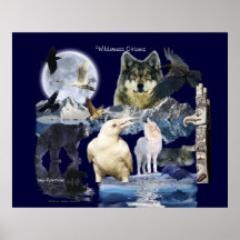 Poster del arte del montaje de los ANIMALES SALVAJ