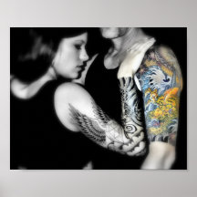 Poster del arte del tatuaje