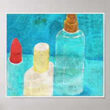 Poster del arte del tocador