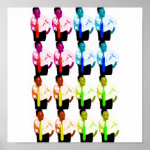 POSTER DEL ARTE POP DE BARACK OBAMA