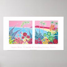 Poster del arte: Tresco, islas de Scilly, Cornuall