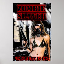 Poster del asesino del zombi