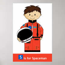 Poster del astronauta