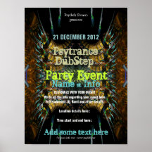 Poster del aviador del fiesta de la ráfaga del fra