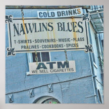 Poster del azul de Nawlin