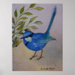 Poster del azul de Spendidly