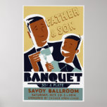 Poster del banquete del padre y del hijo