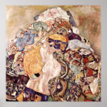 Poster del bebé del ~ de Gustavo Klimt