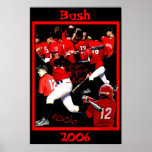 Poster del béisbol del estudiante de primer año de