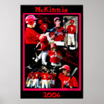 Poster del béisbol del estudiante de primer año de