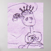 Poster del bosquejo de la novia