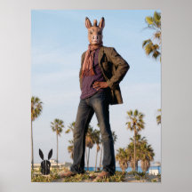 Poster del burro del negro
