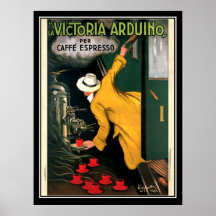 Poster del café del café express circa 1922