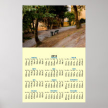 Poster del calendario del banco 2012