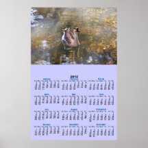 Poster del calendario del ganso 2012