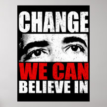 Poster del cambio de Obama