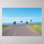 Poster del camino del límite del lago Superior