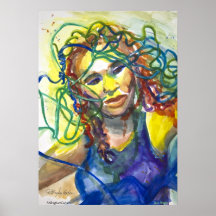 Poster del cantante del jazz de PMACarlson