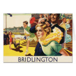Poster del centro turístico de Bridlington Inglate Felicitacion