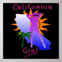 POSTER DEL CHICA DE CALIFORNIA
