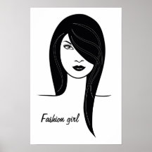 "Poster del chica de la moda"