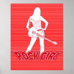 Poster del chica de la roca