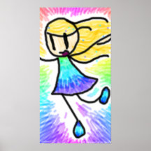 Poster del chica del Doodle