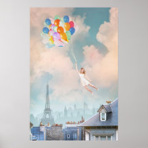 Poster del chica del globo