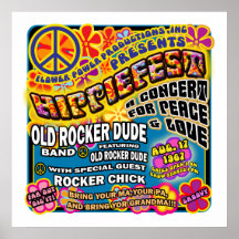 Poster del concierto de Hippiefest