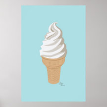 Poster del cono del Softy