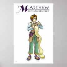 Poster del cristiano de Matthew del apóstol
