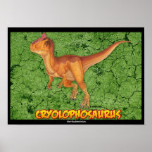 Poster del Cryolophosaurus