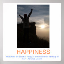 Poster del demotivational de la FELICIDAD