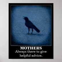 Poster del demotivational del cuervo