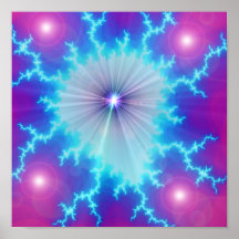 Poster del diamante del relámpago