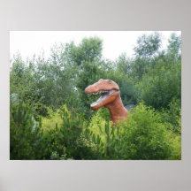 Poster del dinosaurio de la mirada furtiva