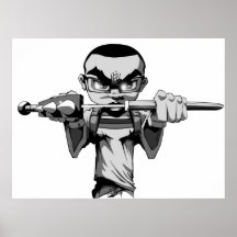 Poster del drenaje de la espada de Logik