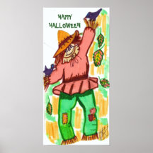 Poster del ESPANTAPÁJAROS de HALLOWEEN