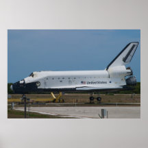 Poster del explorador del transbordador espacial