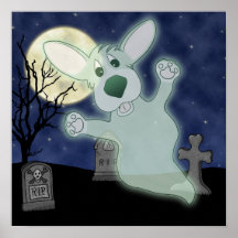 Poster del fantasma del cementerio del Corgi