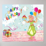 Poster del feliz cumpleaños