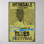Poster del festival de los azules de la orilla