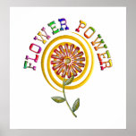Poster del flower power